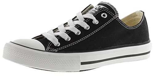 victoria Zapatillas Unisex Tribu Lona & Puntera De Goma 106550 para Adulto Negro 43