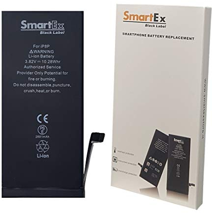 Smartex® Black Label Battery compatible with iPhone 8 Plus - 2691 mAh | 2 Years Guarantee
