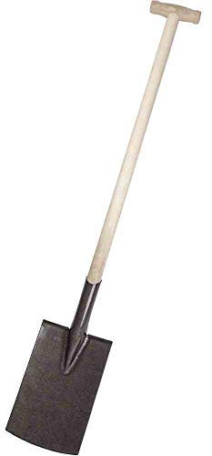 Siena Garden Damenspaten poliert mit Tritt Buchen-T-Stiel 85cm