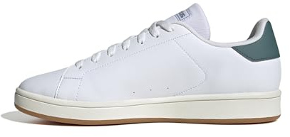 adidas Hombre Urban Court Shoes, FTWR White/Trace Grey/preloved Teal, 40 2/3 EU