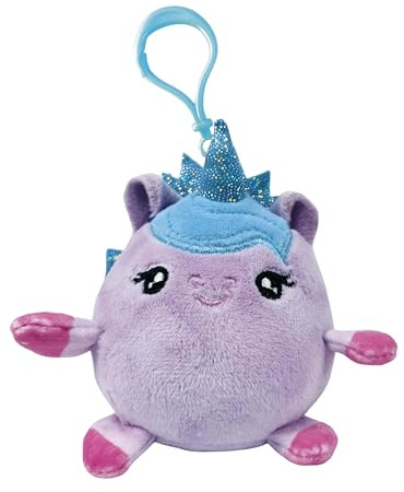 SQUISHPETS - Llavero Galupy Rainbow Unicorn Nova 6 cm | Peluche Suave Unicornio Arcoíris | Llavero Accesorio Infantil Niña para Mochila | Regalo Original