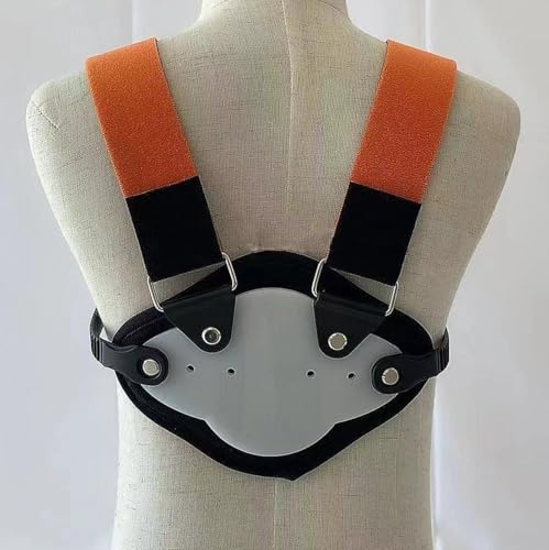 JDKMNE Órtesis para Pectus Carinatum -Soportes de Fijación Torácica Ajustables para Todas Las Edades -Órtesis Correctoras para Costillas en Valgo(L)
