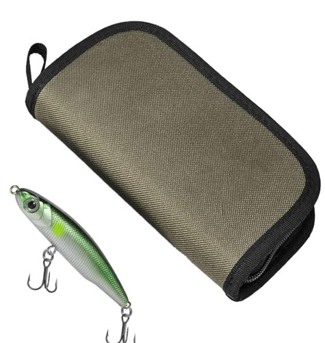 Lure lagringspåsar, betväskor Fly Lure Storage Case | Bärbara fiskeredskap, små resebindemedel, verktygsplånbok för riggar, jiggar och linjer