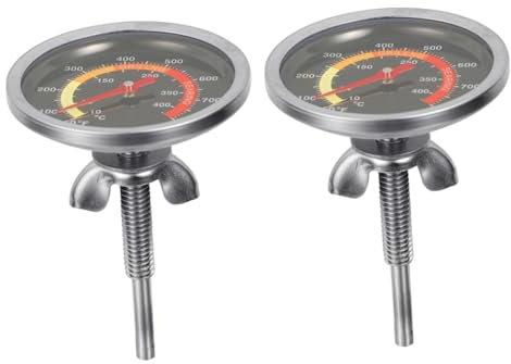 Holibanna 2piezas Termómetro De Horno y Cocina Multifuncional Preciso Fácil De Leer Unidades