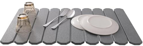 Tappeto di asciugatura in pietra – tappeto assorbente rapido da cucina per lavello, asciugatura istantanea accessorio estetico, lavabo, doccia casa