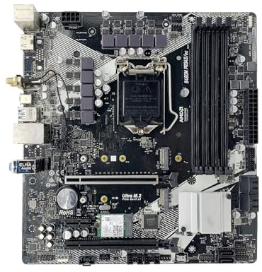 Passend für ASRock B460M PRO4S/AC Motherboard LGA1200 4xDDR4 128GB M.2 unterstützt Intel Core Prozessoren der 10. Generation i9-10900KF i7-10700K i5-10600 Computer-Motherboards