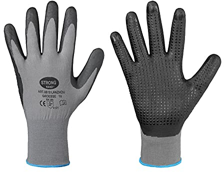 Handschuhe mit Noppen im 12er Pack (10/XL)