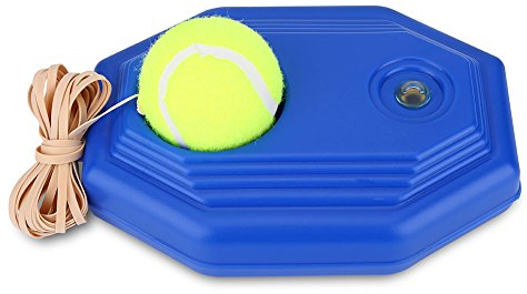 Vgeby Tennisball Trainer, Tennis Sport Tennisball Rückentrainer Set Selbst Tennis Trainingsgerät Mit Elastischem Gummiseil Badmintonzubehör Zepp Tennis