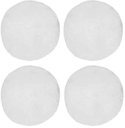 4 PCS Tampone in Lana per lucidare, 125 mm kit tampone per lucidatura lana Autotampone lucidatura tampone, per lana auto tampone di lucidatura per tampone di lana auto