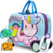 REISERACKER Kinderkoffer zum Draufsitzen als Kinderkoffer Handgepäck & Ersatz für Kindertrolley Mädchen - Kinderkoffer Mädchen - Kinder Reisekoffer für Kindergepäck - Kinderkoffer mit Rollen