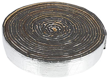 ULTECHNOVO Panno Isolante Fonoassorbente in Gomma e Pvc Alluminio, Riduce Rumore per Bagagliaio Auto, per Home Theater Effetto Termico e Antivibrazione