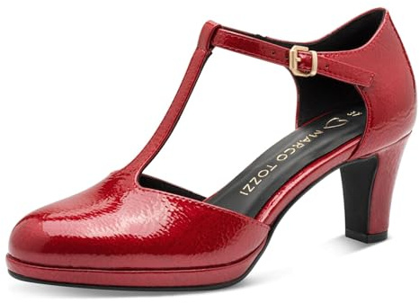 Marco Tozzi 2-24419-45 Escarpins pour Femme, DK.Red Pat, 37 EU, DK Red Pat, 37 EU