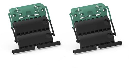 Lot de 2 Attaches de Tablier Rigide 2 Maillons Clicksur H875E pour Volet Roulant - Fixation de volets roulants - Attache Tablier de sécurité anti effraction clipsable