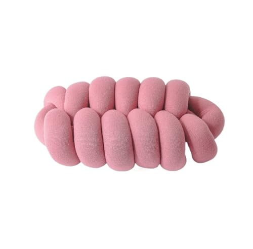 MZSKLW Cuscino decorativo marrone con nodo, 42 x 27 x 15 cm, cuscino a sfera con nodo, per letto, divano, cuscino lombare, sedia, cuscino per la casa, tessuto per letto, soggiorno, cuscini per