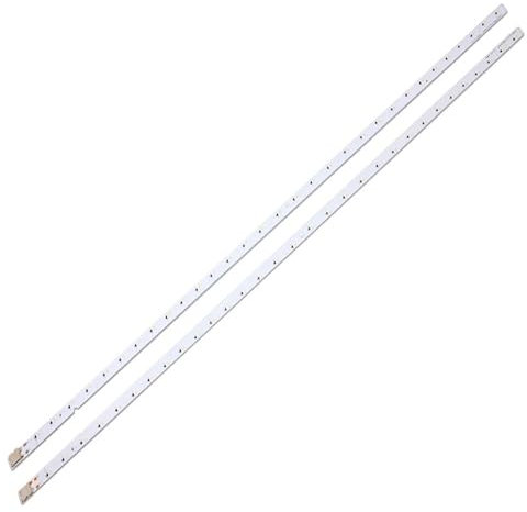 EUETVEXERK 2 PCS/Set 31LED 515mm LED Backlight Strip Compatible with Samsung Louvre 49 160628 R L Diamond BN96-4659A 4660A BN95-03721A UE49K5100 TV Light Strip(1lot)