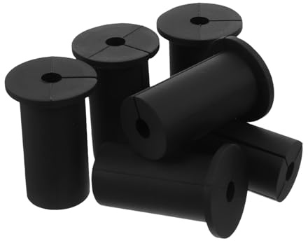 SHINEOFI 6pcs Fischer Wall Plugs Alternative Wall Plug Cable Grommet Kit for Mount Tv