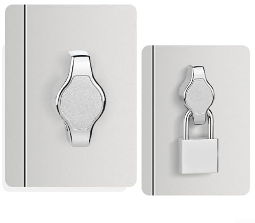 Cerradura de leva sin llave de aleación de zinc para gabinete y cajón con candado para armarios de oficina, buzones, taquillas, cajas de herramientas y seguridad de muebles (25 mm)
