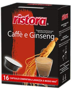 I0394 Café & Ginseng Compatible Lavazza A Modo Mio 64 Capsules