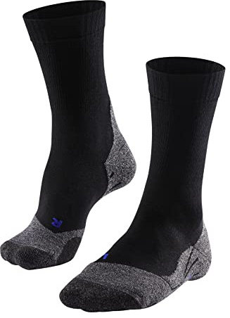 FALKE Femme Tk2 Explore Cool W So Respirantes Chaussettes De Randonnée, Noir Black-Mix 3010, 41-42 EU