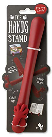 IF The Hands Stand, Hands Free Reading Tablet & Book Holder - Scarlet