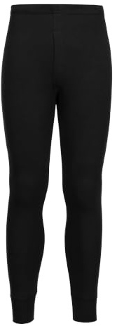 Portwest B121 Byxa Polybomull Termisk Elastisk Midja 10 Fickor Yttre Hudtyg | Svart, M, Konstruerade med en Bekväm Passform, 50% Bomull, Maskintvättbar, Polyester, Med Dragkedja, Lättvikt, Dragsko