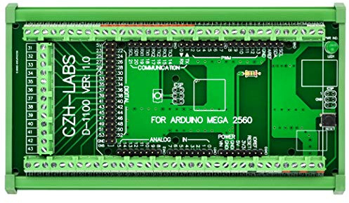 Electronics-Salon DIN Rail Mount Screw Terminal Block Adapter Module, for Arduino MEGA-2560 R3.