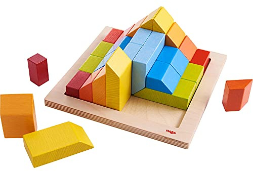 HABA 304854 - Juego Composición 3D Creative Stones, Juego de construcción de Madera. Más 2 años