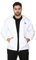 Mega_JumbleSale® Adult Bowling Hooded Jacket Fully Fleece Lined Waterproof Bowls Lawn Sport Hood Outdoor Coat Top with Black Logo (L, White)