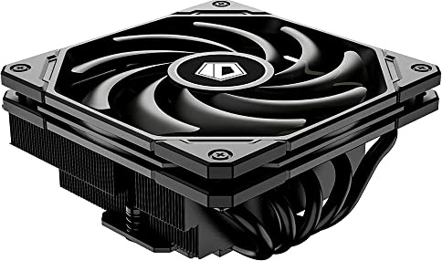 ID-COOLING IS-55 BLACK CPU Cooler Low Profile 57mm Height Air Cooler 5 Heatpipes 120x120x15mm Slim Fan, CPU Fan for Intel LGA1851/1700/115X/1200; AMD AM4/AM5
