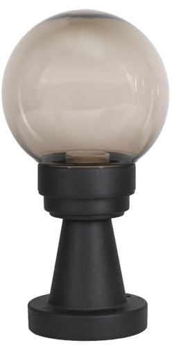 Kugelleuchte Kugellampe Außenleuchte Tower transparent smoke Ø 15cm Gartenlampe E27