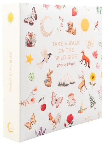 Grupo Erik 6x4 Photo Album - Wild Side | 10x15 cm, 200 Pockets Photo Albums 6x4, Memory Book | Gifts Under 15 Pounds, Cute Gifts For Women & For Men