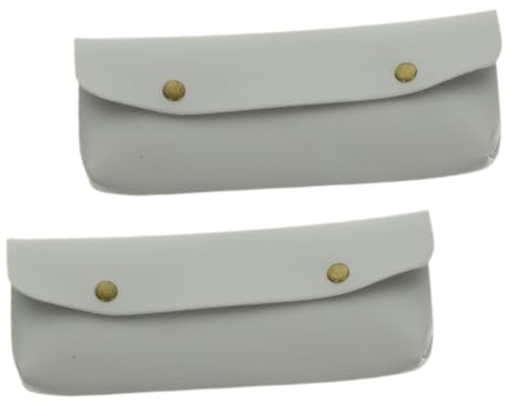 Hemobllo 2pezzi Astuccio Per Pennelli Da Trucco Da Viaggio Astucci Per Matite Astucci Per Pennelli Cosmetici Realizzato in Materiale Pu Resistente e Durevole