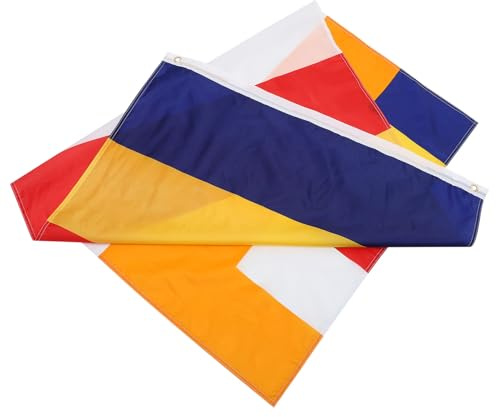 VALICLUD Bandiera di Preghiera Buddista in Poliestere 90X150 CM per Esterni Bandiere da Esterno per Templi e Decorazioni Buddiste Bandiera di Buddha Multicolore per Preghiera e