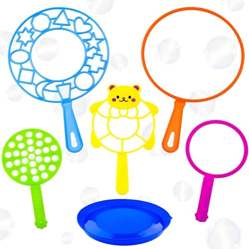 Set di bacchette per bolle giganti, accessori per bolle di sapone per eventi e attività all’aperto (5pcs)