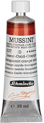 Schmincke MUSSINI® - feinste Künstler-Harz-Ölfarben, Lasur-Oxid-Orange - 35 ml