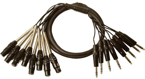 MUSIC STORE Multipaire Studio/Eco 8/XLR-jack 3 m/XLR femelle > Jack sym - Câble multiconducteur analogique
