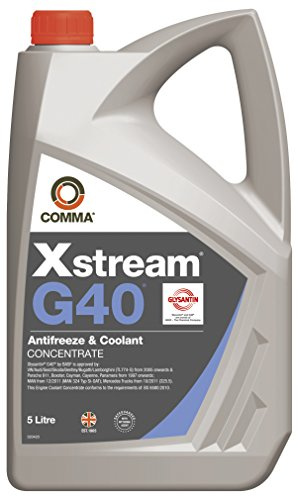 Comma XSG405L Xstream G40 Antifreeze and Coolant Concentrate, 5 Liter, Violet
