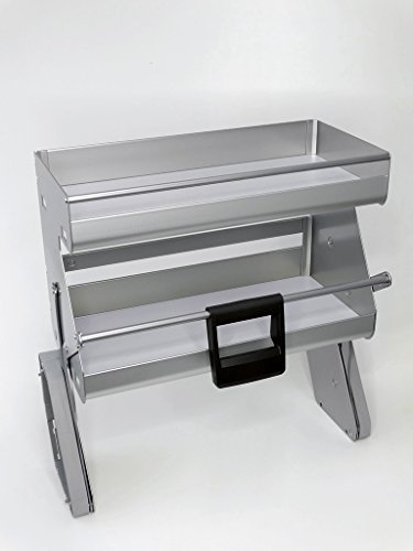 iMove-Set Double Tray, für 600er Schrank, B 565 mm, silber. Inkl. Befestigungsmaterial (1 Bohrschablone, 8 Holzschrauben 4,5 x 50 mm). Zum Nachrüsten geeignet. Der iMove Double deckt Schrankhöhen ab 710 mm ab. H 565 mm T 267 mm