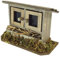 Melody Jane Puppenhaus Holz Hase Hutch Mit Heu Miniatur Garten Haustier Zubehör 1:12