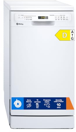 Balay, Lavavajillas, 45 cm, 10 Servicios, Silencioso, blanco, 3VN4031BA