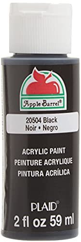 Plaid Acrylic Paint, Black, 2 oz