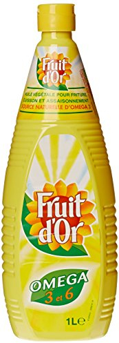 Fruit d'Or Huile Omega 3/6 - La Bouteille de 1 L
