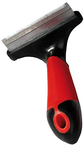 Karlie Furmaster Entfilzungsharke L: 15.5 cm B: 8.5 cm H: 4.5 cm rot-schwarz