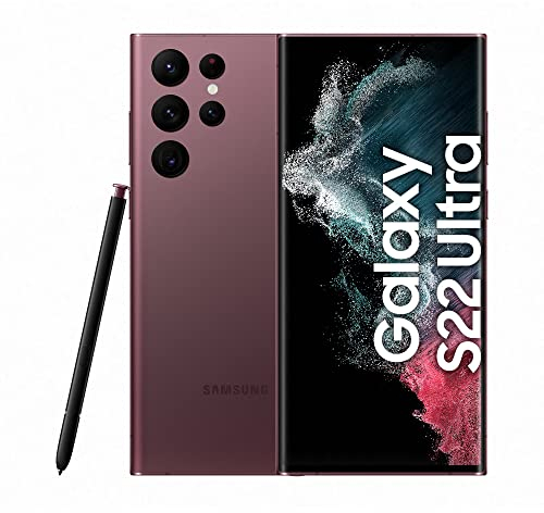 Samsung S908B Galaxy S22Ultra 5G 128GB 108MP LTE eSIM Android Weinrot Smartphone