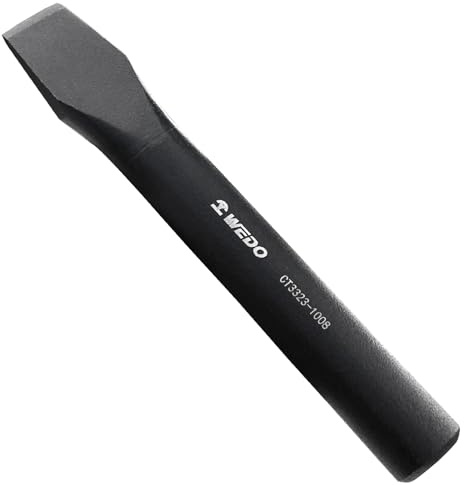 WEDO Scalpello Piatto,24x180mm,40CRV,Resistenza all'usura,Assorbimento degli urti,Scalpelli per Meccanico e Muratore