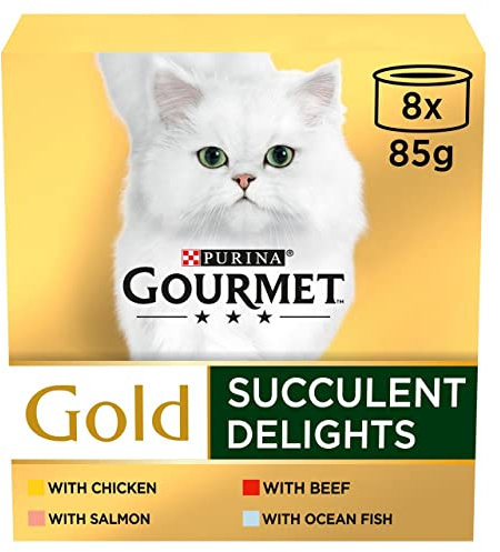 Gourmet Gold Succulent Delights 8 x 85g (680g)