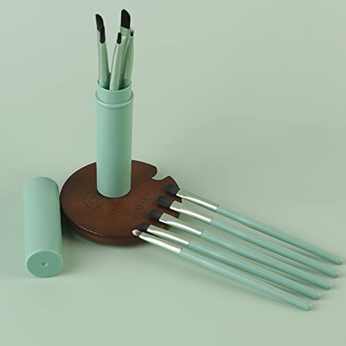 5Pcs Kit Pennelli Make Up Professional di Pennelli per Trucco Pennello per il Trucco ProfessionaleSet Di Pennelli Per Ombretti Sintetici Premium