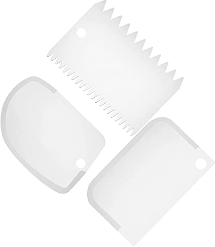 Dough Cutter Dough Scraper Card Dough Scraper Card Dough Cutter Bowl Scraper Flexible Plastic Cake Scraper for Bread Dough Cake Fondant Multipurpose Kitchen Tool