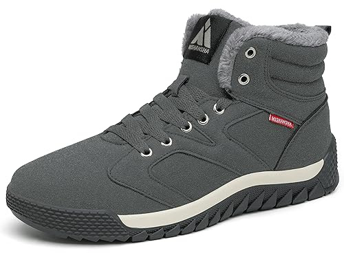 Mishansha Bottes de Hiver Homme Femme Chaud Antidérapant Chaussures de Neige Taille 36-48 EU