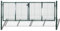 Portillon de Jardin, Portail de Jardin Porte de Clôture Porte de Jardin Portail de Clôture en Grillage Galvanisée 289 x 75 cm / 306 x 125 cm